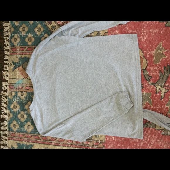 Goodnight Macaroon gray sweater M EUC - Picture 3 of 5